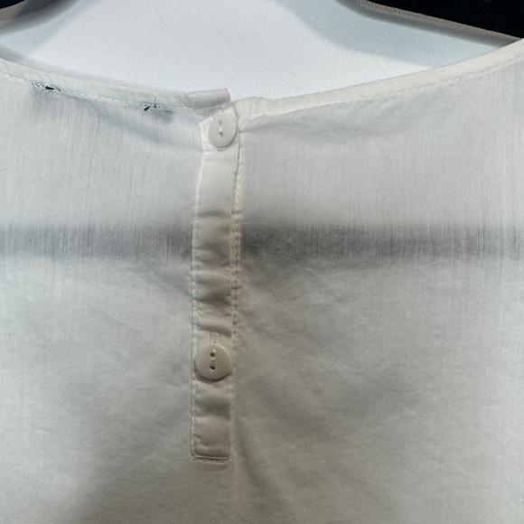 💎 Lane Bryant Eyelet Blouse with Tie-Front White - Picture 4 of 11